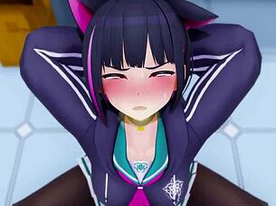 カズサ in anime 3d hentai