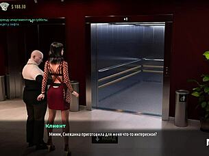 Fashionbusiness Girl Sucks Finger While Caressing Herself