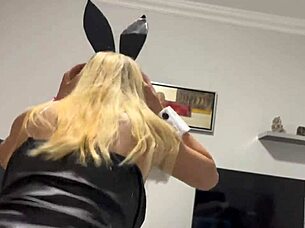 This rabbit toy is fully charged for pleasure!