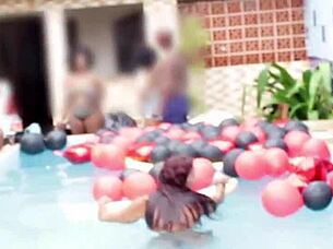 is this the wild swing party where melissa devassa gets fucked on the beach and pool?