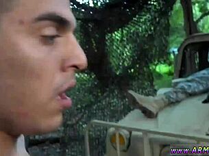 horny army teaching day ends in wild gay sex