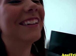 My big tit girlfriend gets assfucked and fingered with her tattoos and piercings 😈