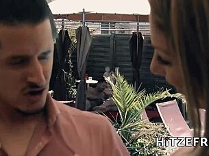 Hitzefrei Fucking Busty German Babe Mia Blow Outside