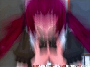 i love scathach fujino's big tits and ass in this hentai game