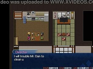 i love scathach fujino's big tits and ass in this hentai game