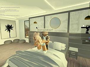 Roblox Game Featuring Cute Blonde Character.