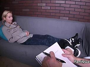 horny cheerleader feels excited fucking that big cock.