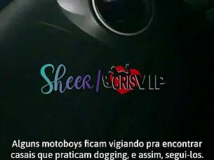 Unknown Motoboy Fucks Cristina Almeida's Ass In Public Dogging