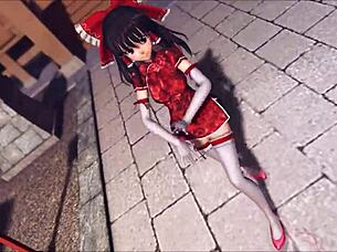 Reim Touhou Pinkcat In Hentai Adventure