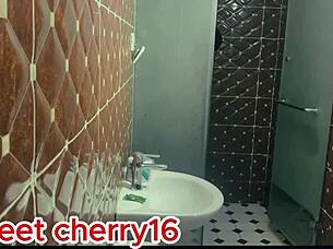 lonely african girl warms pussy.