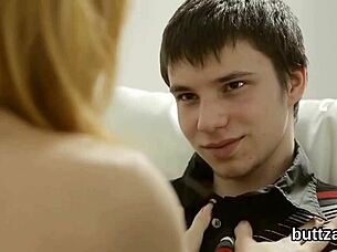 cute girl getting pussy and ass fucked