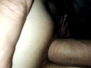 this model gets a close up ass fucking at home