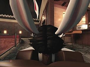 Bunny bounces like a champ in this hentai game