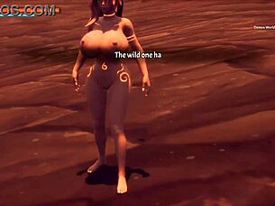 breeding female succubus level 4 with big tits orgasm game