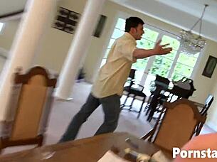 Madison Parker bounces on dick hard