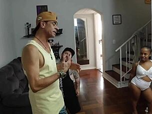 Anime hentai contrasts little ass in orgy backstage