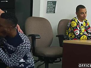 that cute light skinned straight boy with big dick is getting gay with a very homosexual guy