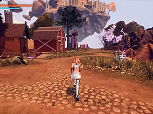 breeding female succubus level 4 with big tits orgasm game