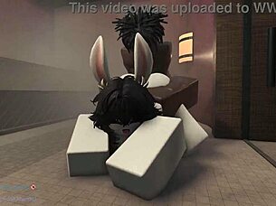 Bunny bounces like a champ in this hentai game