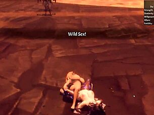 breeding female succubus level 4 with big tits orgasm game