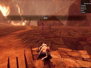 breeding female succubus level 4 with big tits orgasm game