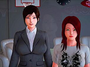 in my new family series, a girl with small tits gets involved in erotic activities