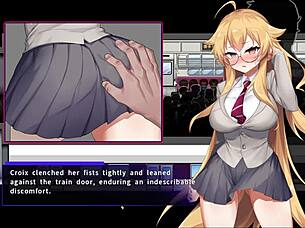 chloa in scramble hentai game part 1 with blowjob scenes