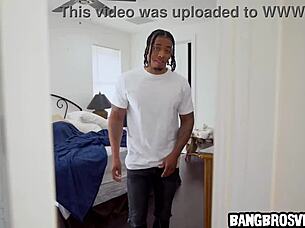 He's fucking his hot 18yo roommate hard, riding and muff diving pussy