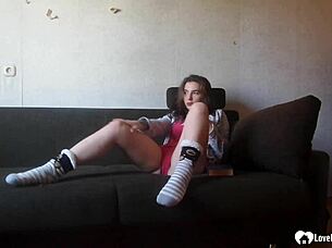 Spycam Catches Stepsister Pleasuring Tight Pussy – Orgasmic?