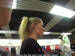 stunning czech teen gets teased and shagged in pov