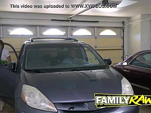 Petite teen boldly rides big cock in POV blowjob