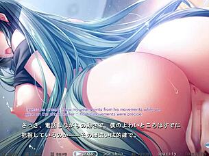 bunny's mama daikou service route2 scene6 with subtitle. hentai mommy action intense.