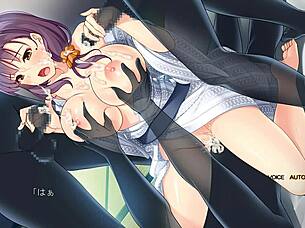 What happens in Chikan Ochi with Counselor Meika and Shiori in this group scene?