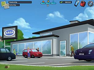 huge monster cock gets blown in summertime saga episode!