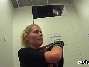 stunning czech teen gets teased and shagged in pov