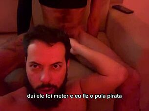 Homem Barbudo Chupa 41 Paus - 24º 25º E 26º Mamadas - Vídeo Completo No Red