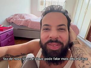 Homem Barbudo Chupa 41 Paus - 24º 25º E 26º Mamadas - Vídeo Completo No Red