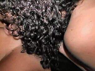 Sweaty Big-Tit Milfs Fuck At Interracial Orgy