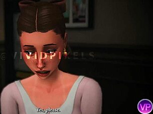 Petite Teen Slut Pounded by Principal in Office - Sims 4