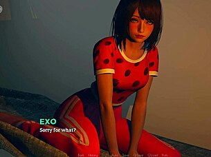 Eternum gameplay episode 3 features sex scenes with thighjob.