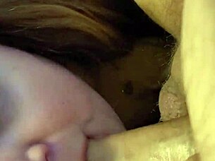 Girl Gags on Daddy's Cock, Spits and Deepthroats
