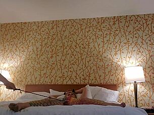 a me in fishnets with small tits and wet pussy