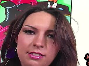 This busty POV beauty loves showing her body before getting rammed