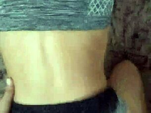 My Young Stepsister Moves Her Big Ass While I Fuck Her Tight Pussy Doggystyle