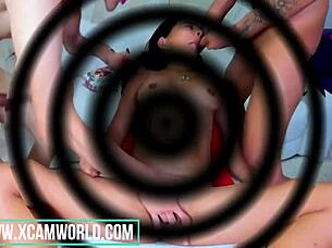 I spread my legs for monster cock while tits get licked