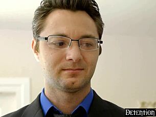 Lawyer Assists Tiny Reckless Teen Kiara Cole In Hardcore Session