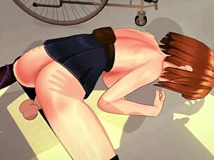 Kugisaki Nobara Experiences Intense Orgasm From Masturbation in Hentai