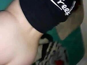 fuking my neighbor with big tits and ass back home