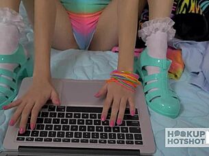 lil babe kiley jay gets face blast