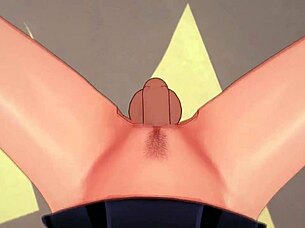 Kugisaki Nobara Experiences Intense Orgasm From Masturbation in Hentai